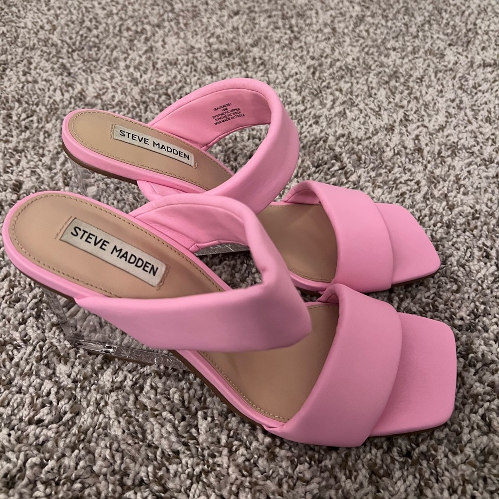 Steve Madden Pink Women's Heels/Mules Shoes